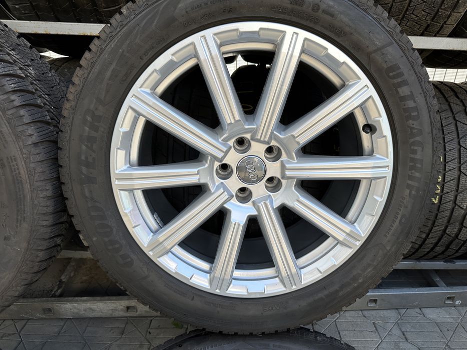 jante originale audi s-line r20 q7 sq7 q8 sq8 echipate iarna ca noi