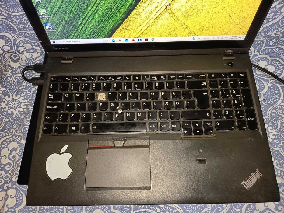 Laptop Lenovo W550s, core i7, display 3K cu touch, 2 baterii, nvidia