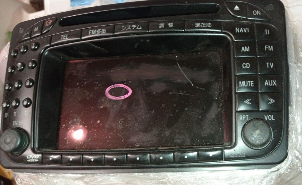 Мерседес w203. Команд. Дорестайлинг с DVD.