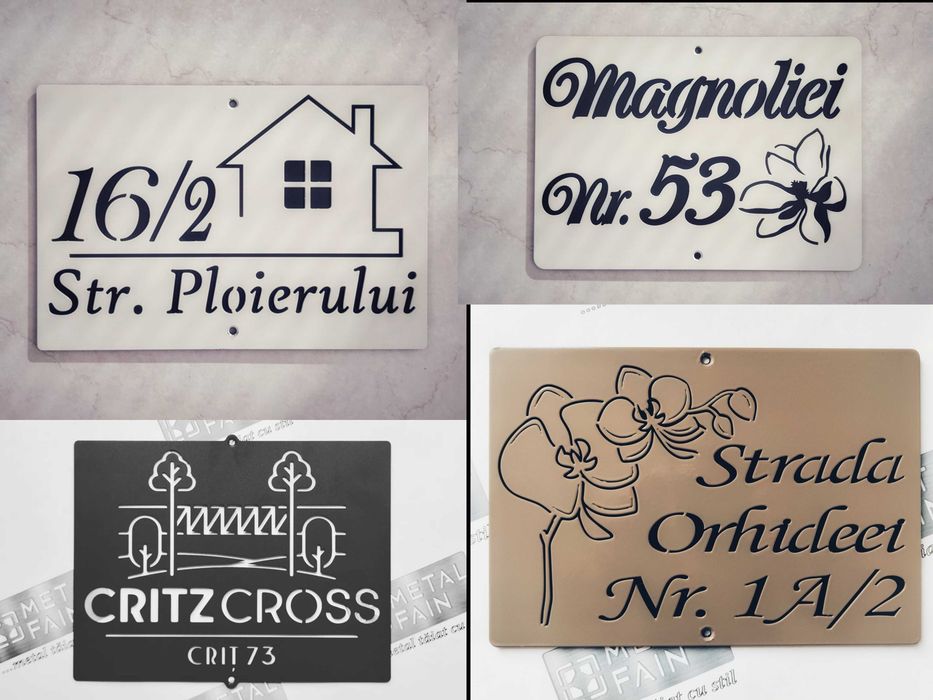 Numar casa personalizat / Numere de strada