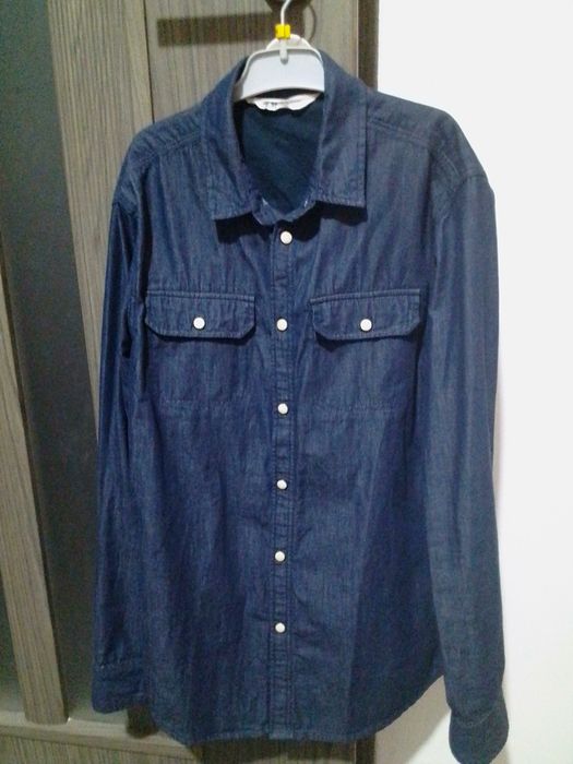 Cămașă baiat bleumarin