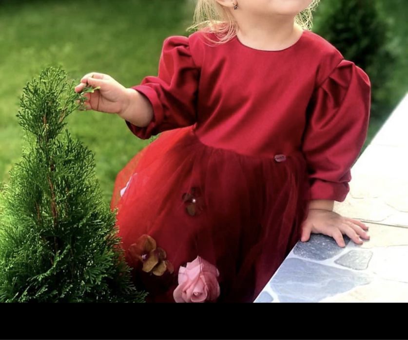 Set rochite mamă fică Craciun