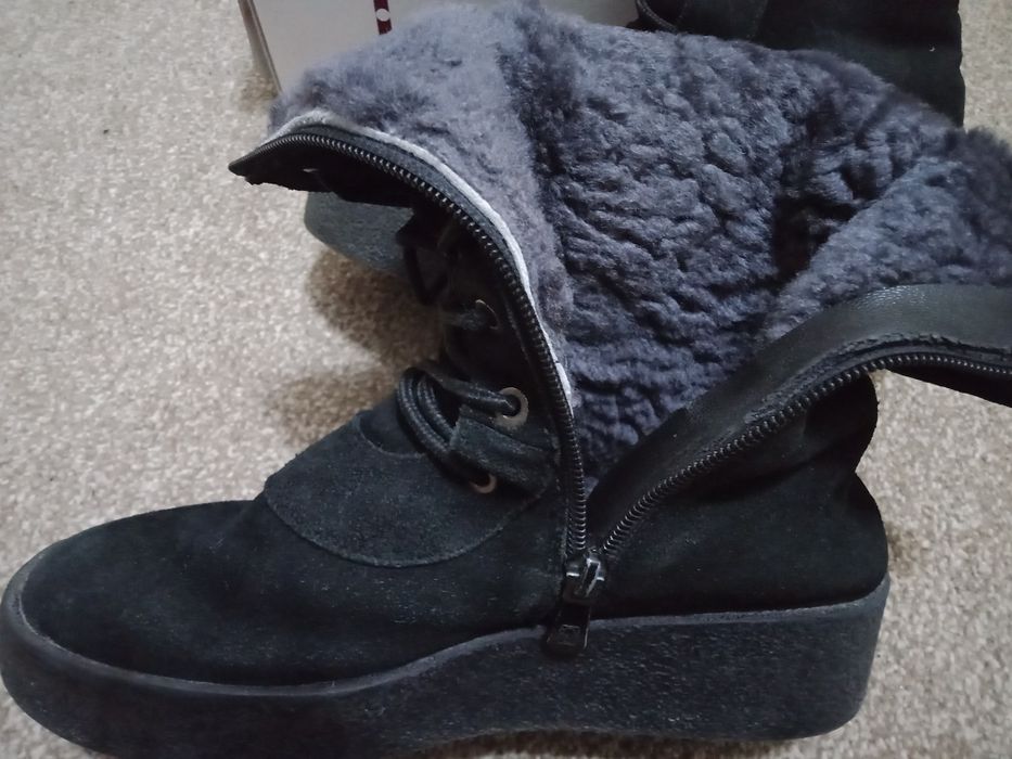 Сапоги с мехом раз 35