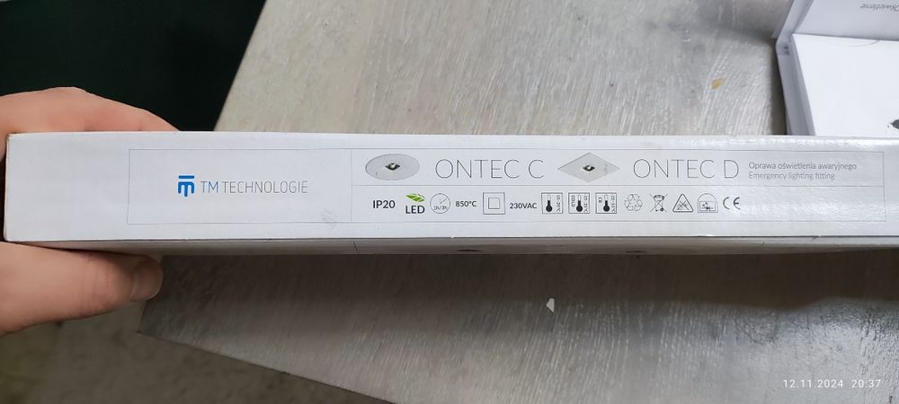 corp iluminat Urgenta(emergency) TMtechnologie Ontec C