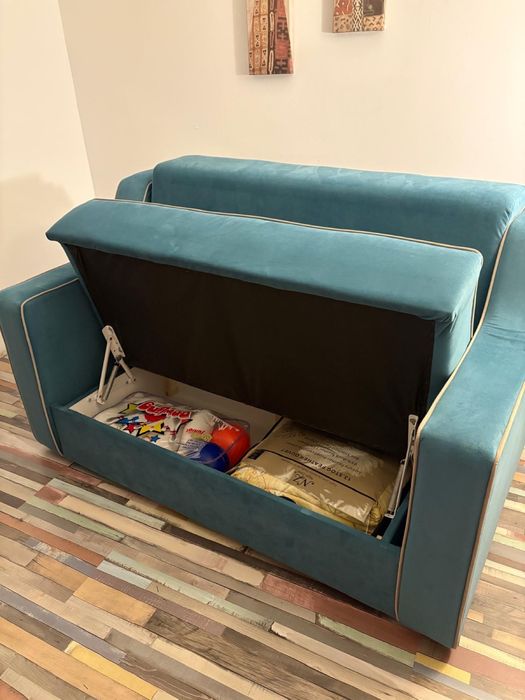 Canapea Ginger Blues Naturlich