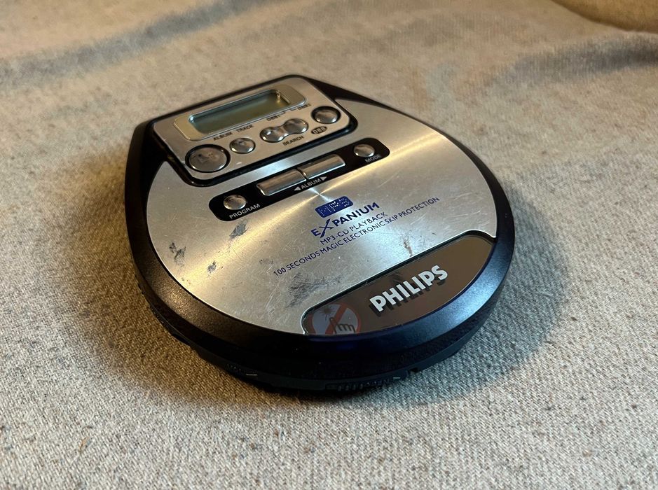 Philips EXP2200 CD MP3 player portable, defect, proiect reparatie