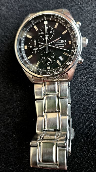 SEIКО SSВ379P1 42mm оригинален мъжки часовник  хронограф