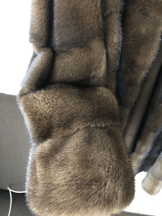 Норковая греческая шуба