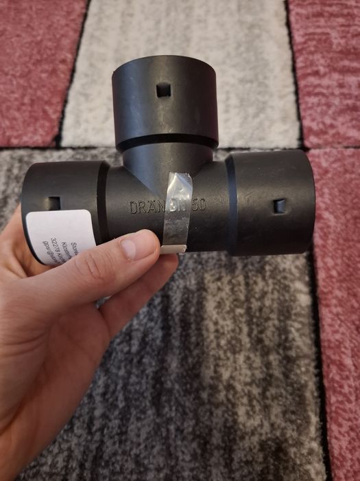 Racord T Stabilo-Sanitaer DN 50 mm pentru țeavă de scurgere din plasti