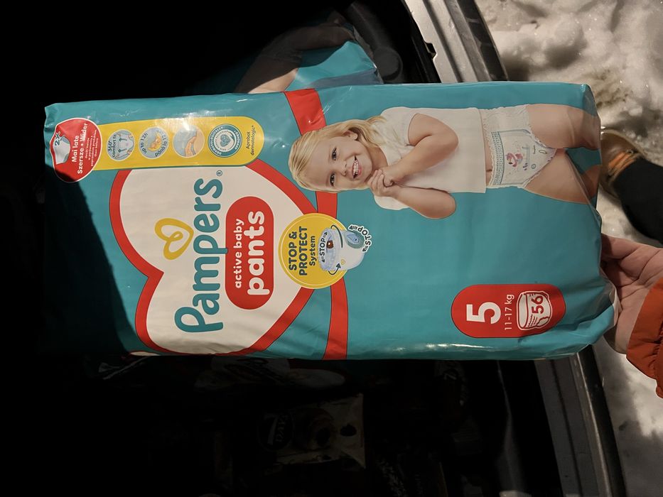 scutece bebe 2 baxuri pampers activ baby pants chilotel 56 buc/bax