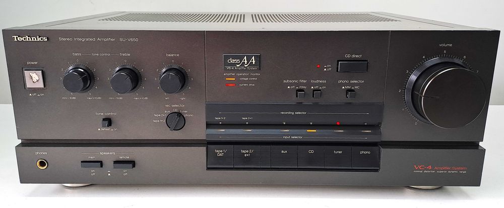 Amplificator Technics SU-V650 – Class AA – VC-4 – Consum 670W – Japan