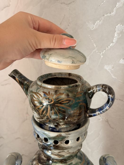 Самовар стеклянный
