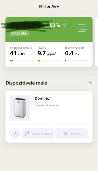 purificator aer philips