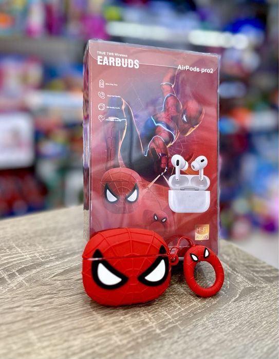 Стич слушалки безжични/Stich earphones/Куроми,Спайдърмен слушалки