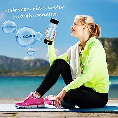 Генератор водорода с ионизатором воды из стекла