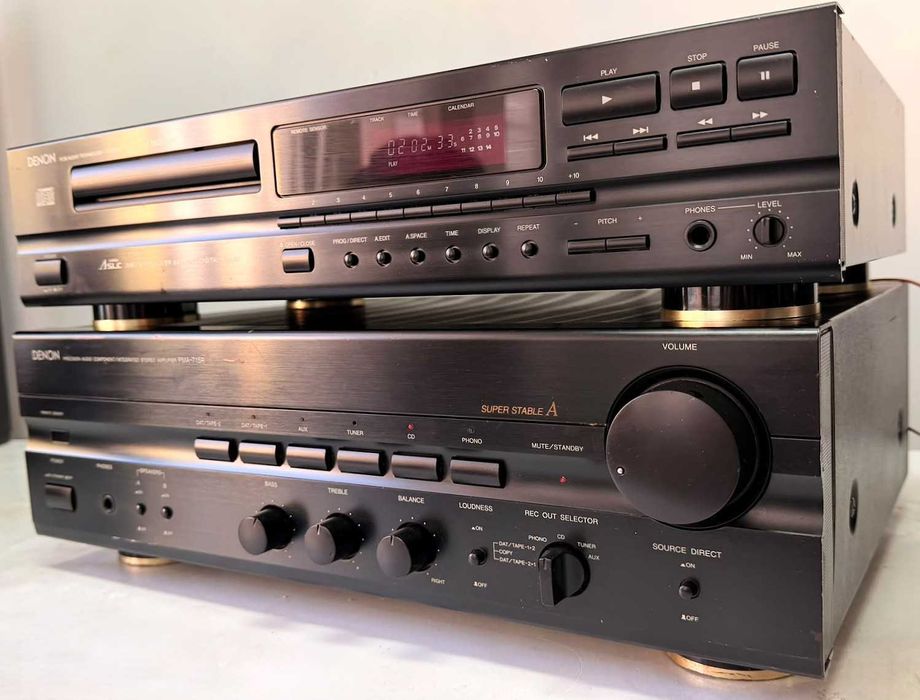 Amplificator Denon PMA-715R si CD Player DCD-715 Lambda SLC Phono MM/MC Linie Audio