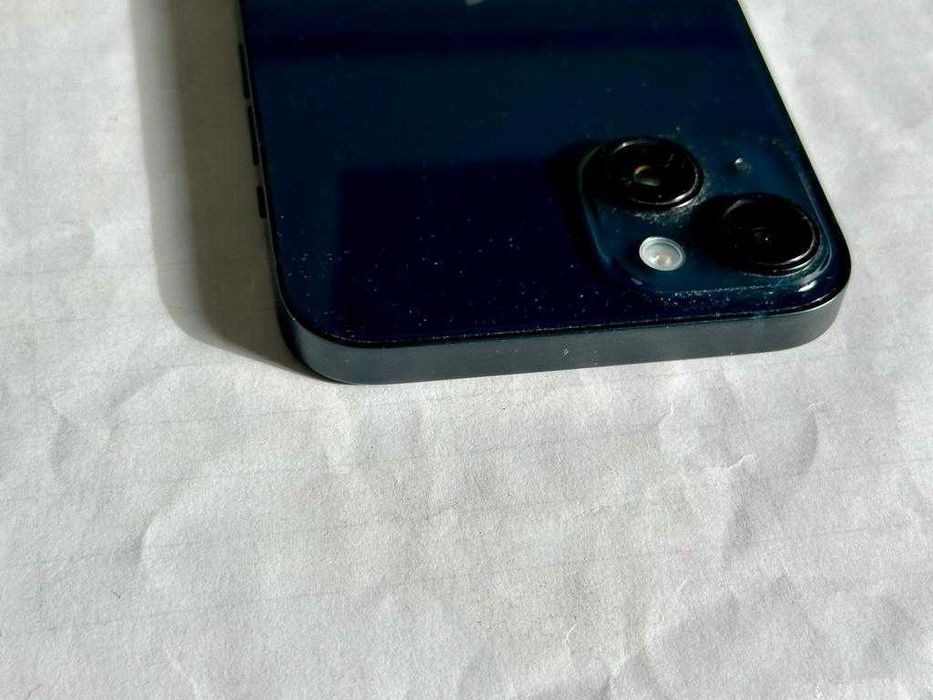 Iphone 14 plus 256 gb, husa folie, negru, stare foarte buna