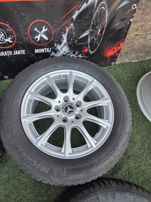 Jante Mercedes A class R 16 5x112 cu 205 60 16 Michelin  impecabile