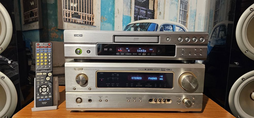 Denon AVR 1803 amplificator statie receiver sau DVD 2910 CD SACD MP3