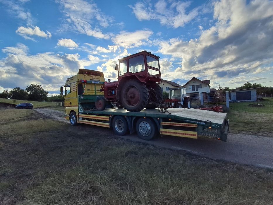 Tractari transport utilaje dube camioane tractoare buldoexcavatoare