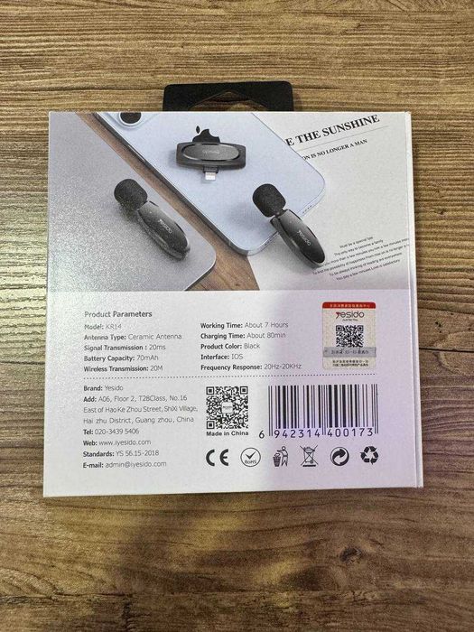 Lavalier Mic Петличок Беспроводной микрофон