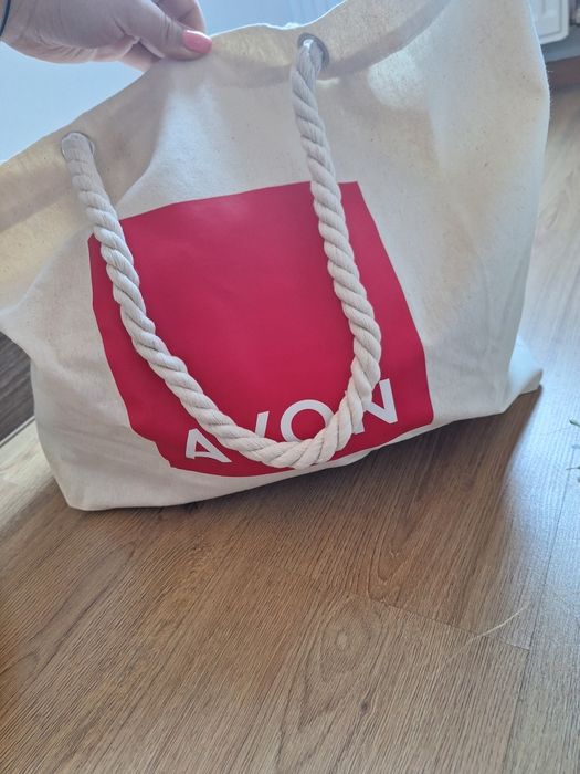 Avon Плажна чанта +Подарък Лосион за тяло 750мл