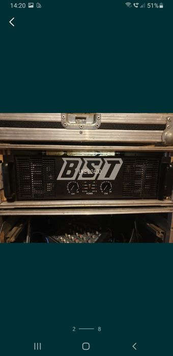Amplificator BST Liker 2400w/IMG Mega 118SUB 1000w 8ohmi