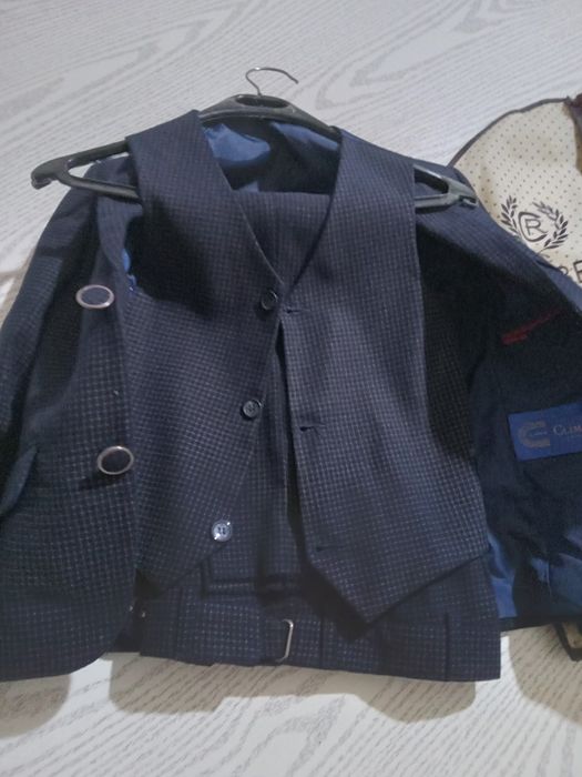 O'g'il bolalar uchun troyka kostyum shim va jeketi