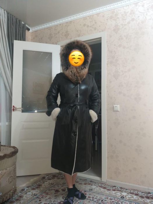 Дубленка кожанная