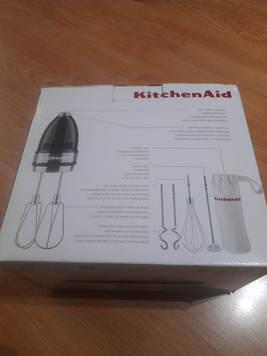 KitchenAid Mixer de mana cu 9 viteze, 85 W/  NOU