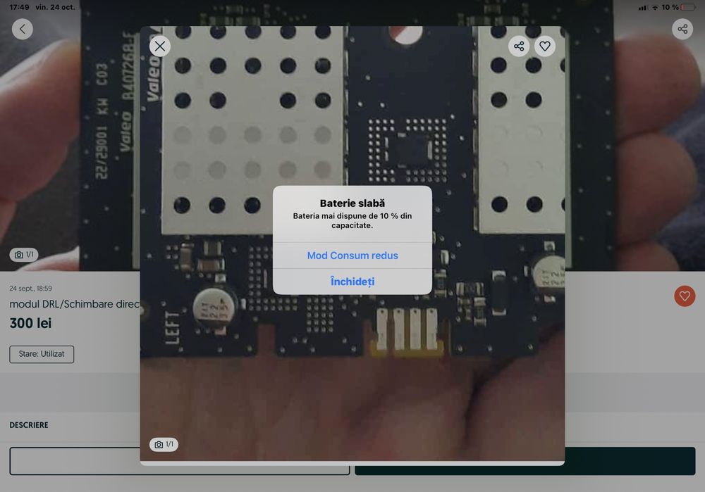 Module Valeo semnalizari ,faza scurta Dacia Logan ,Duster ,Stepway 3