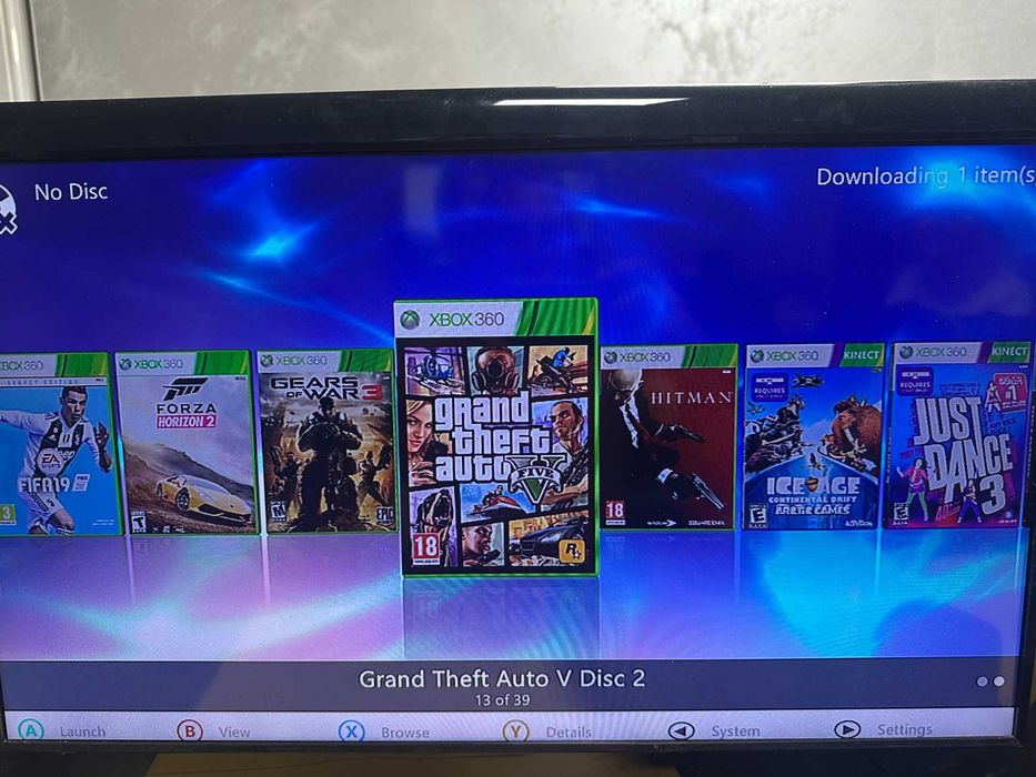 Xbox 360 с 1 оригинал контролер KINEKT