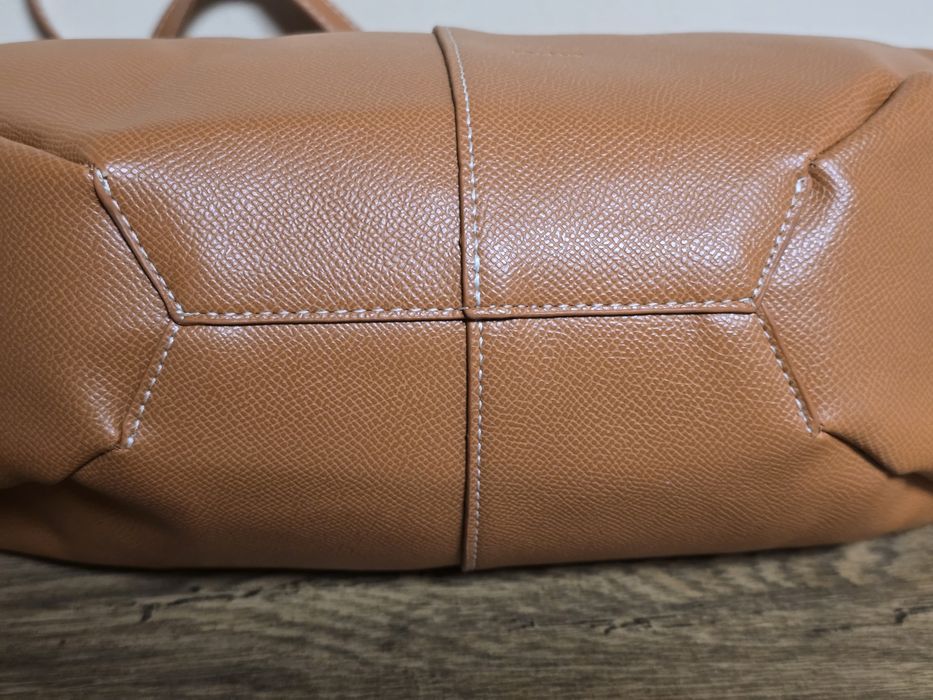 Polene Cyme Mini цвят Camel оригинална дамска чанта