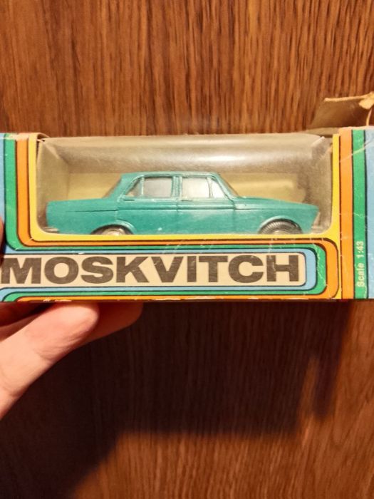 Модель Москвич-412 (зелёный, СССР)