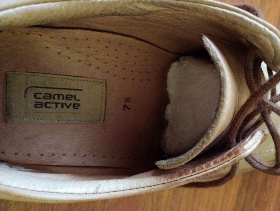 Pantofi din piele naturala, Camel active, marimea 41