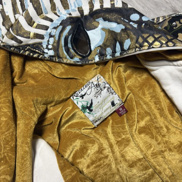 Vintage crazy ruthless art praraoh zip up