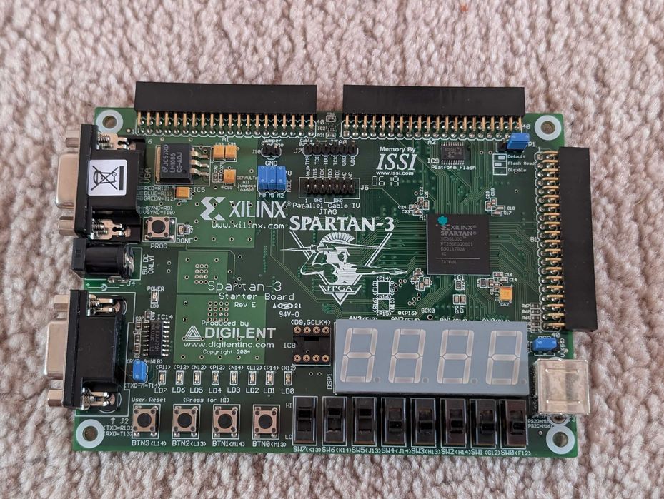 Xilinx Spartan 3 FPGA, PixyCam, rPi 3 CM, Decawave , XBEE