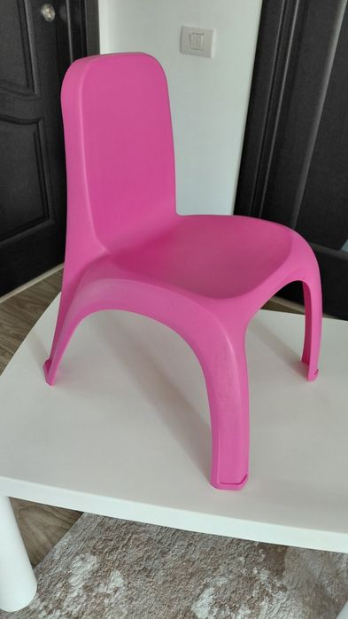 Masa copii ikea mammut si scaun roz