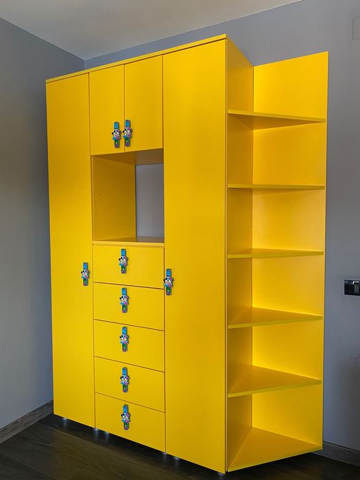 Șifonier galben copii