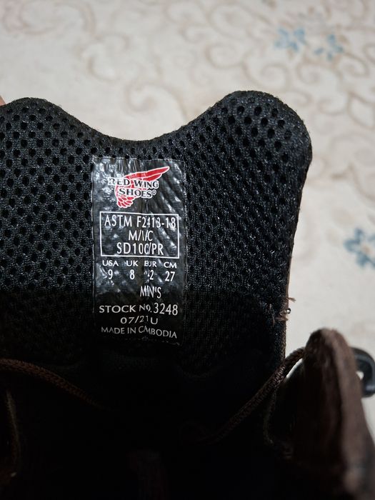 Спец ботинка RED WING