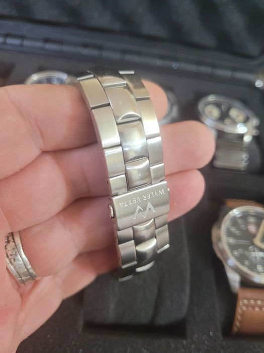 Wyler Vetta vW0118 limited edition automatic chronograph 39 rubine nou