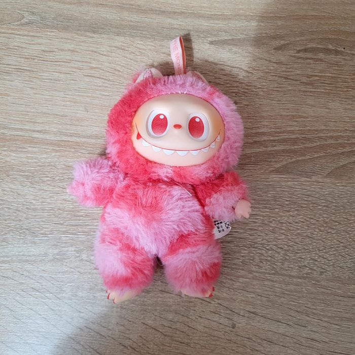 Брелок лабубу розывый