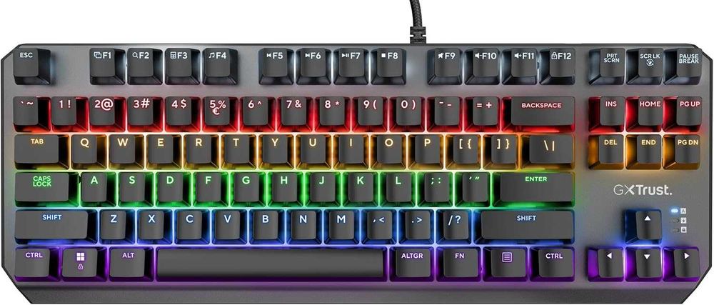 Механична геймърска клавиатура Trust Gaming GXT 834