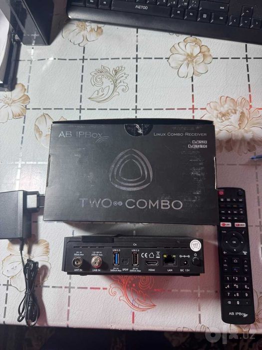 AB IPBox TWO Combo (1x DVB-S2X + 1x DVB-T2/T/C)