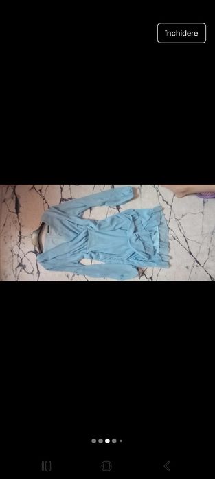 Rochie chiffon bleo M