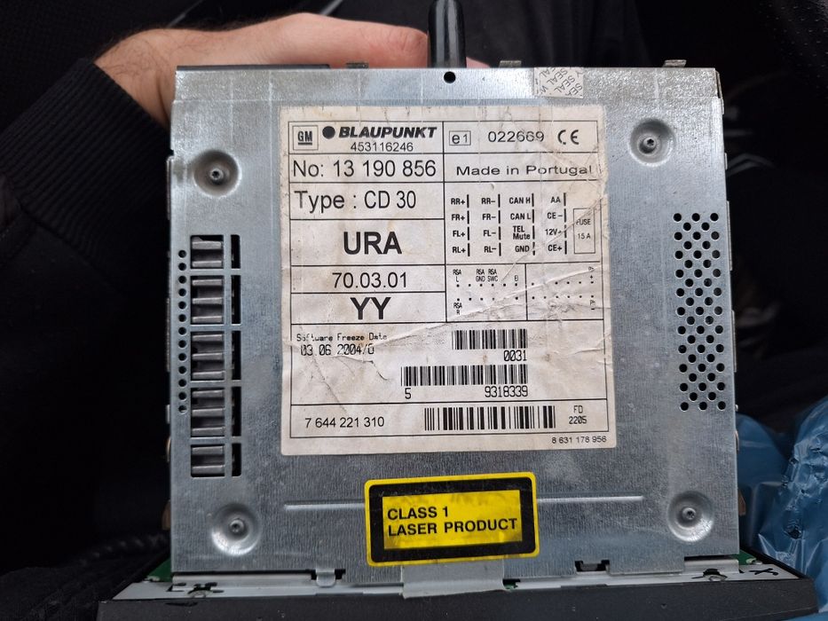 Radiocasetofon Opel Cd 30