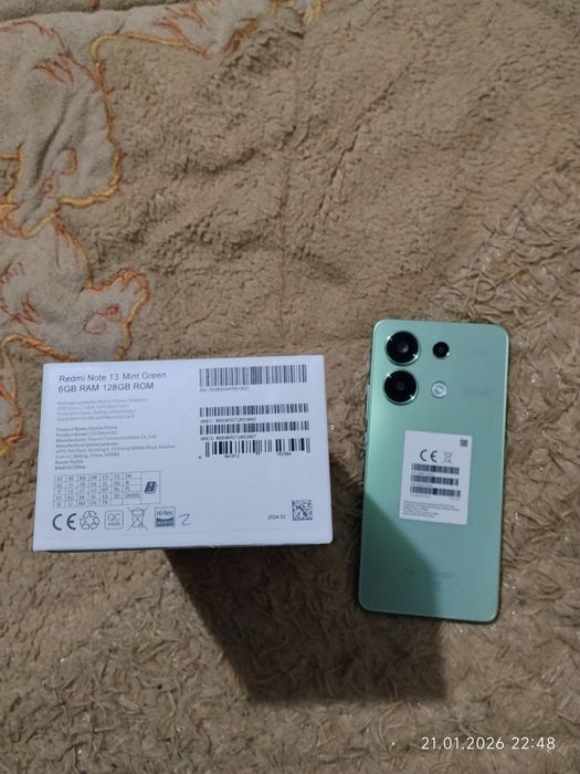 Redmi Note 13 . 6+6/128 гб сотилади срочно.