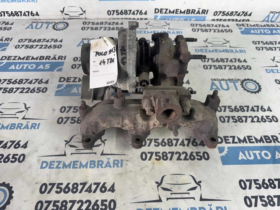 turbina turbo turbosuflanta 1,4 tdi polo 9n3