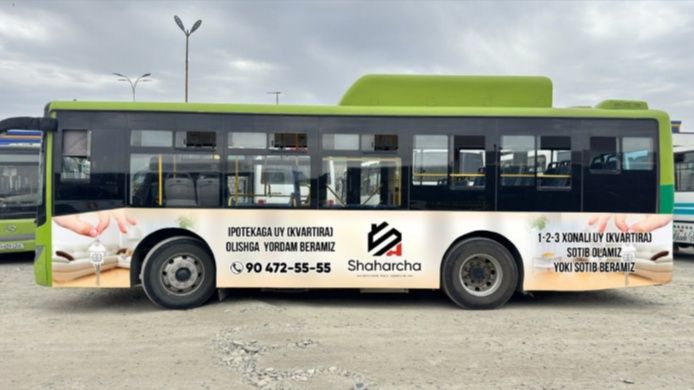 Наружная реклама/Ташки реклама/Tashqi reklama/Автобусда реклама