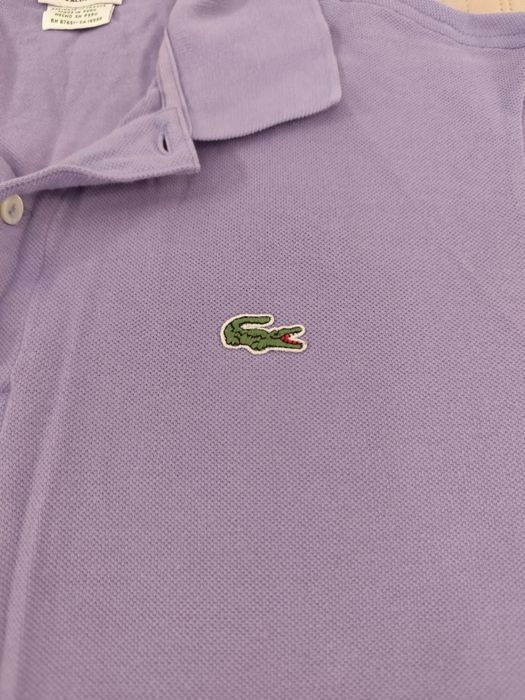 Нова Lacoste оригинално  Лилаво поло / Лакоста – размер S в перфектно състояние